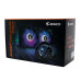 Система водяного охлаждения процессора Gigabyte AORUS WATERFORCE X280 Water Cooler for 2011/­2066/­1366/­115*/­1700/­AMD, 800-2500rpm