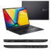 Ультрабук ASUS VivoBook 16X K3605VC-RP379 (90NB11D1-M00KS0) NB Core i5-13420H -2.4/­512GB SSD/­16GB/­RTX3050-4Gb/­16" WUXGA/­Dos