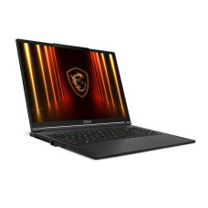 Ноутбук MSI Stealth A16 AI+ A3XWHG-214XKZ (9S7-15FL35-214), Core Black NB A3XWHG, Ryzen AI 9 HX370-2/­1TB SSD/­32GB/­RTX5070Ti-12GB/­16"QHD+ Oled/­Dos